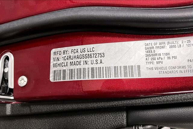Used 2025 Red Jeep Altitude X image 18