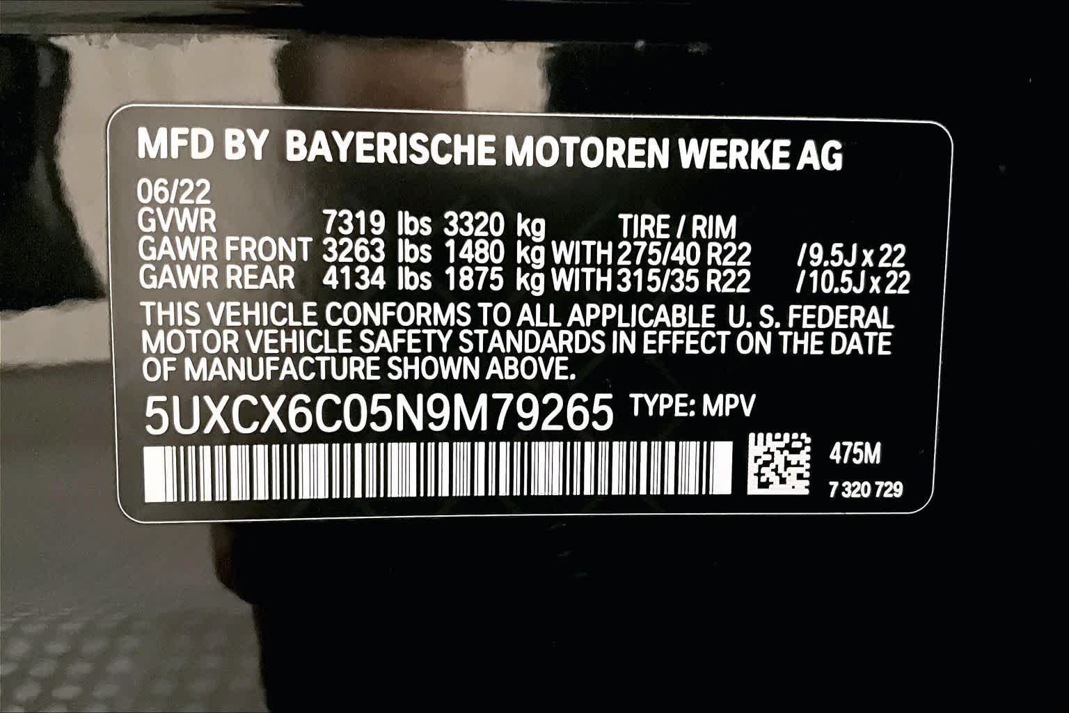 Used 2022 Black Sapphire Metallic BMW M50i image 33