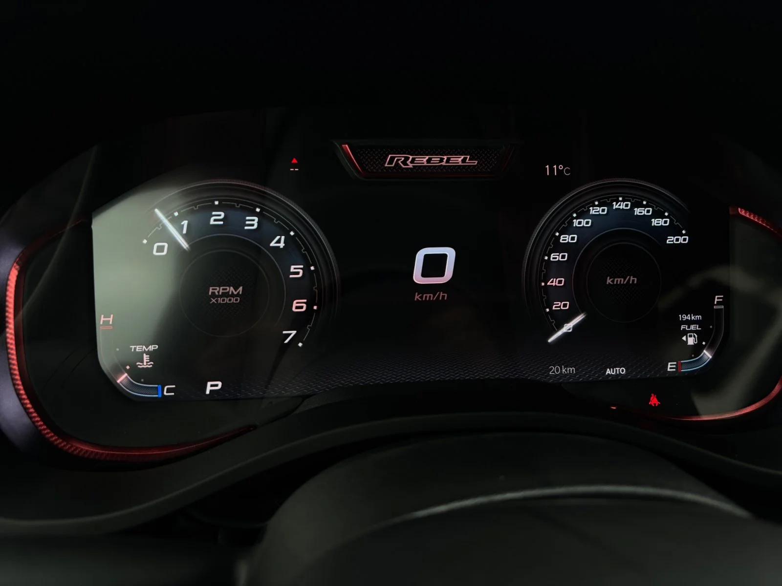 New 2026 MOLTEN RED PEARL Ram Rebel image 14