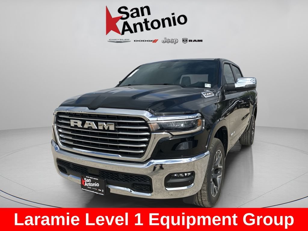 New 2026 Diamond Black Crystal Pearl-Coat Exterior Paint RAM Laramie image 4