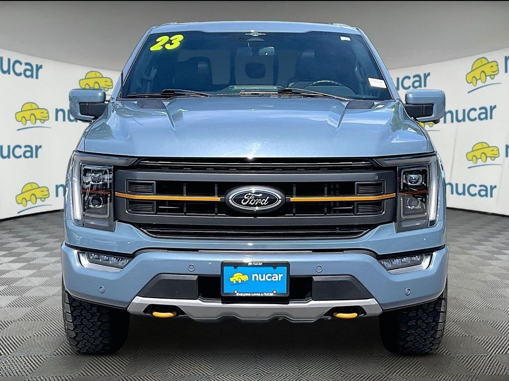 Used 2023 Azure Gray Metallic Tri-Coat Ford Tremor image 2