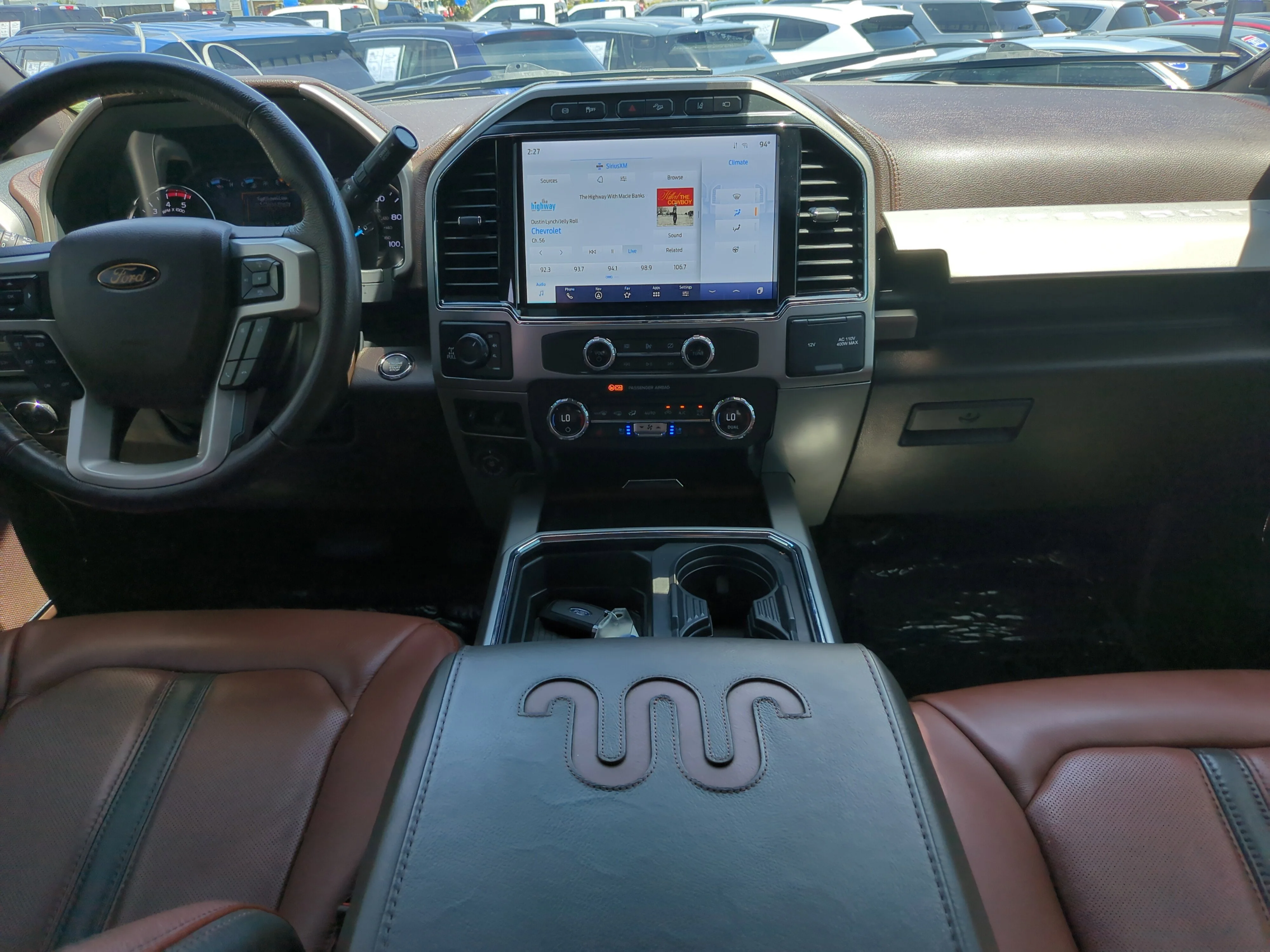 Used 2022 Agate Black Metallic Ford King Ranch image 17
