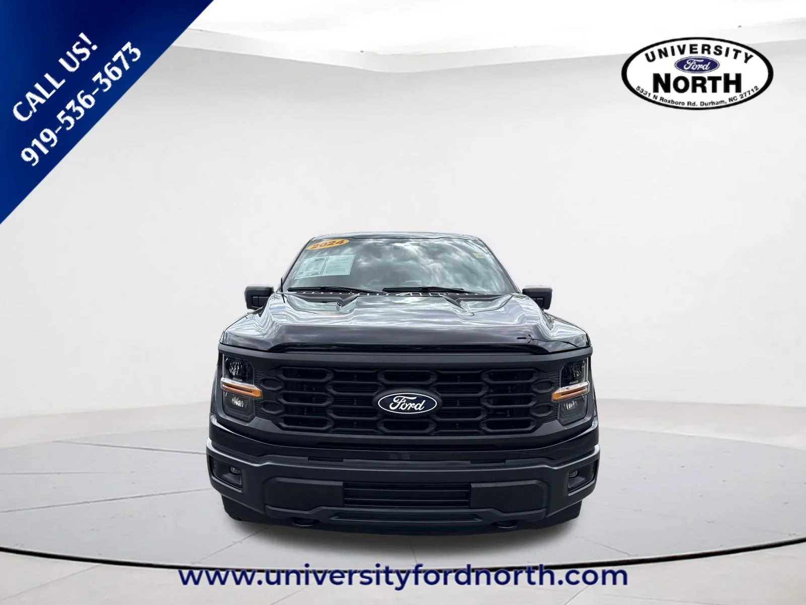 Used 2024 Agate Black Metallic Ford STX image 2