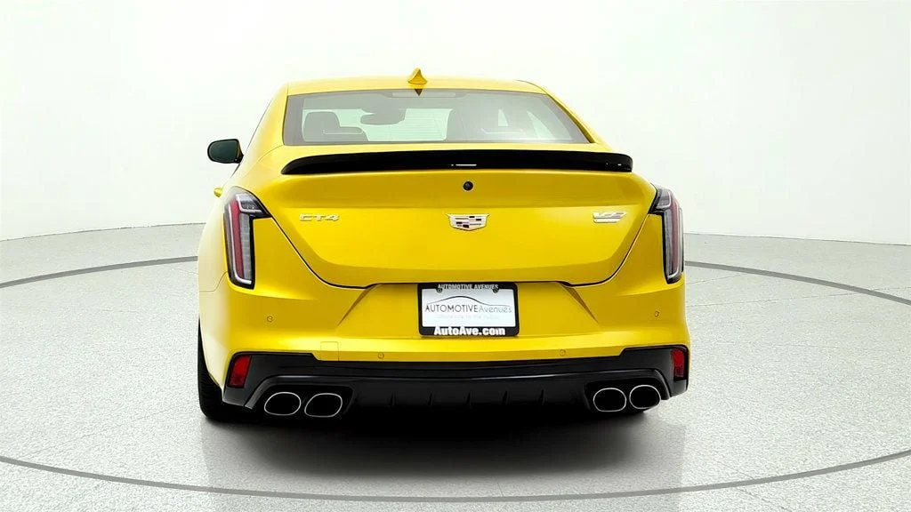 Used 2024 Cyber Yellow Metallic Cadillac 4dr Sedan Blackwing w/ High End Leather Seating & Technology Pkg image 6