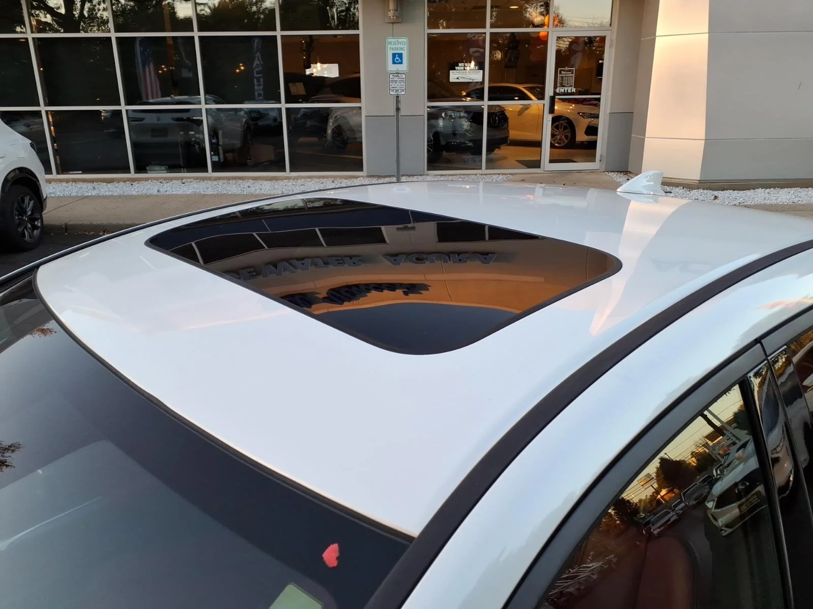 Used 2019 Platinum White Pearl Acura A-Spec Red image 7