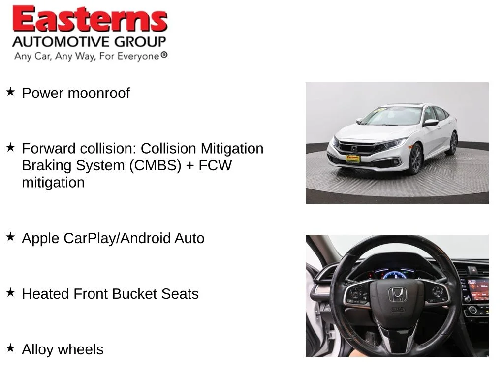 Used 2020 White Honda EX image 11