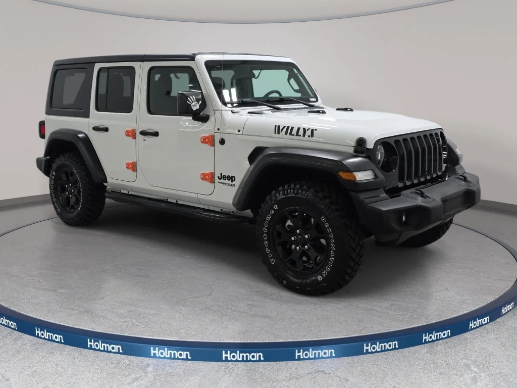 Used 2020 Bright White Clearcoat Jeep Unlimited Sport image 4