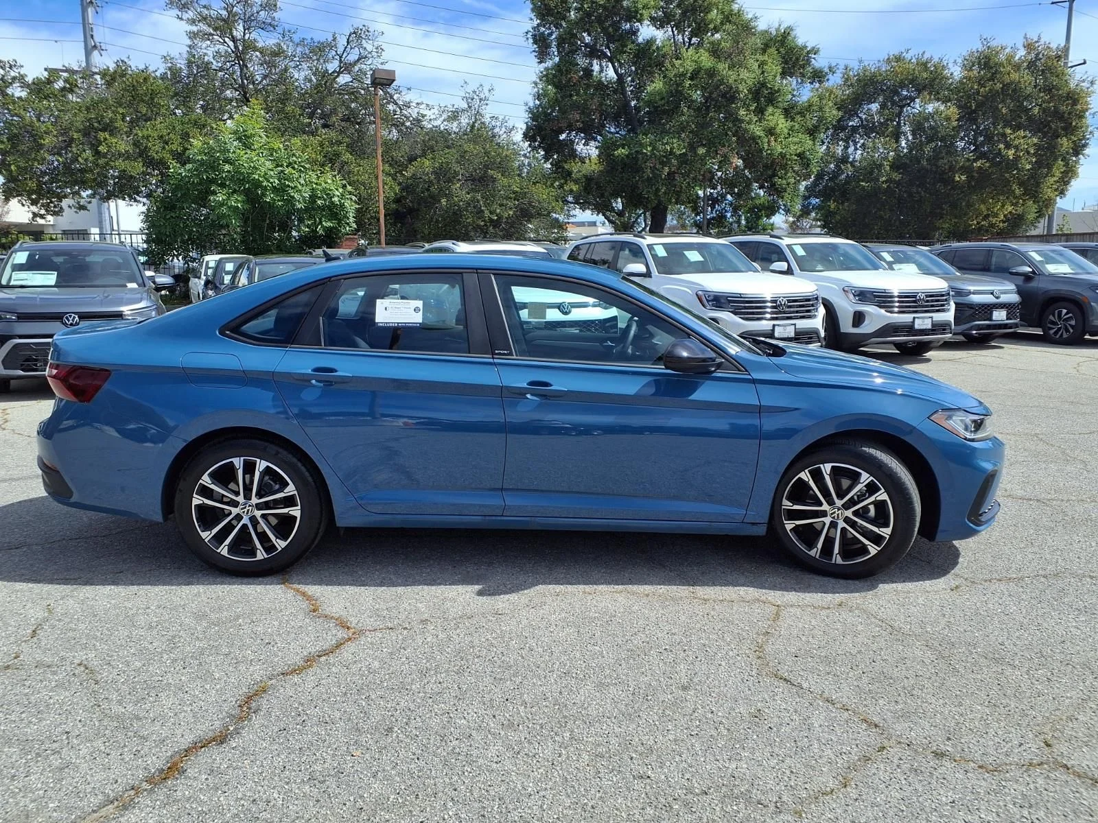 Certified Used 2025 Blue Volkswagen 1.5T Sport image 4