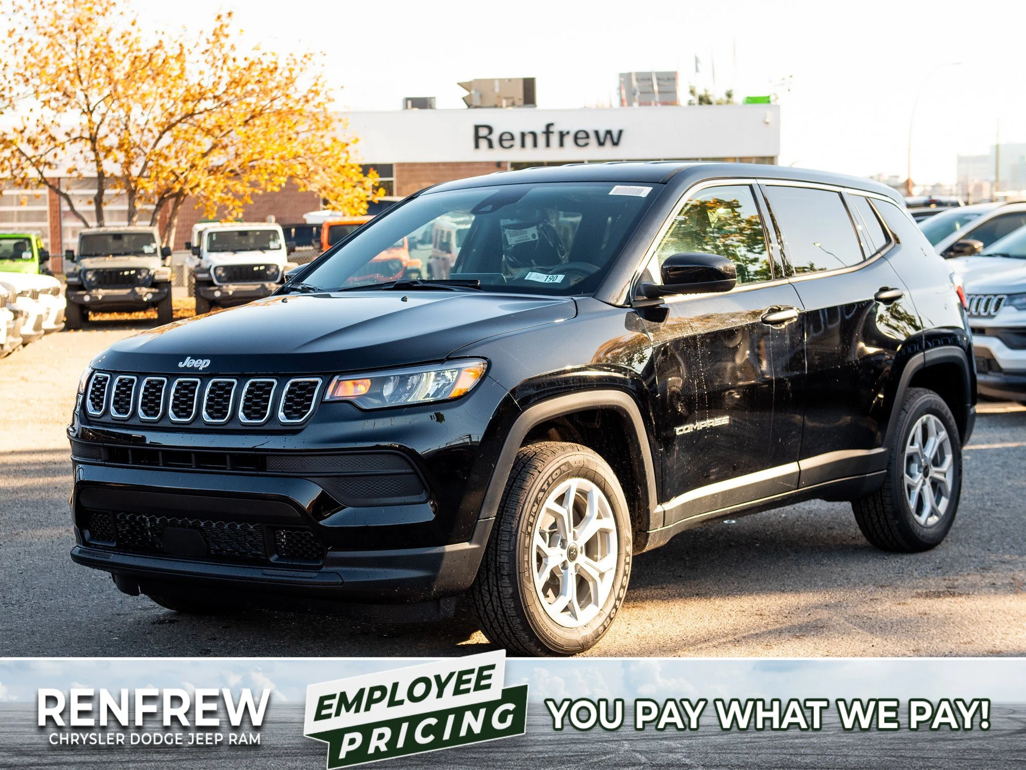 New 2026 Black Jeep Sport* image 1