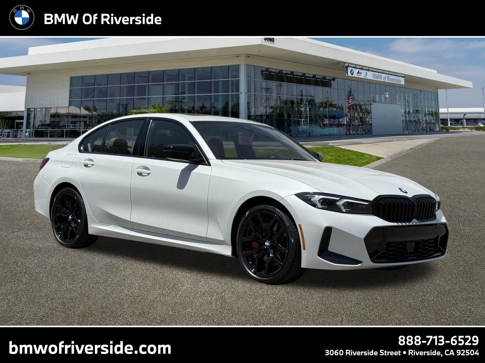 New 2026 Mineral White Metallic BMW 330i image 1
