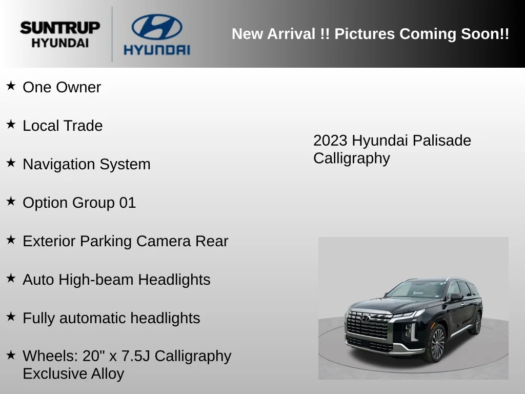 Used 2023 Abyss Black Pearl Hyundai Calligraphy image 5