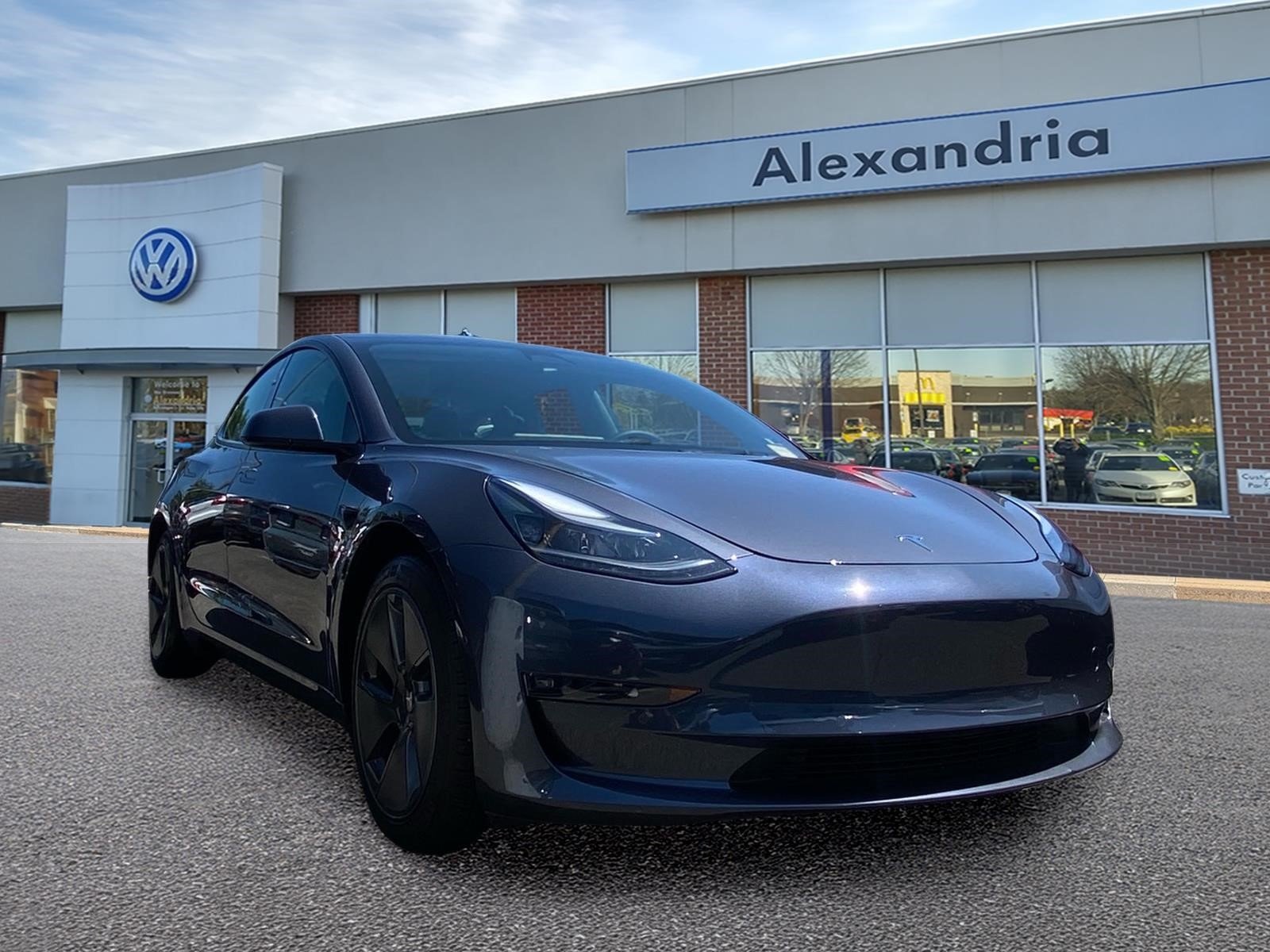 Used 2022 Gray Tesla Long Range image 1