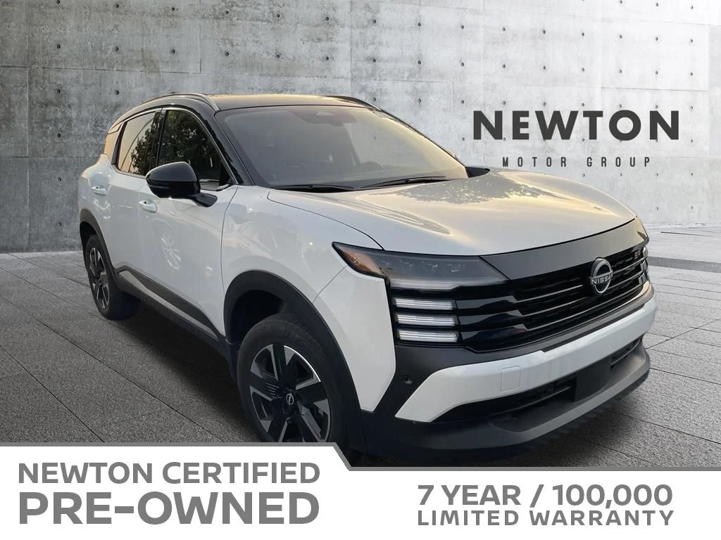 Certified Used 2025 Aspen White/Super Black Nissan SR image 1