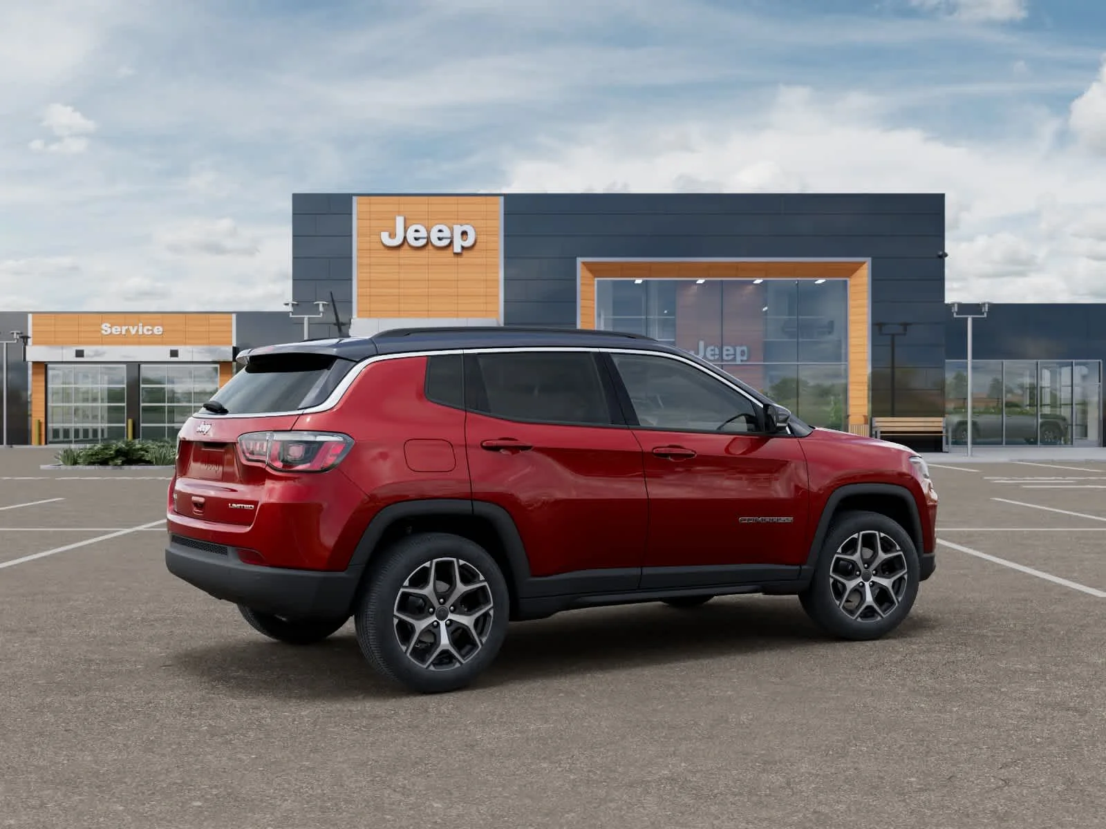 New 2026 Red Hot Pearlcoat Jeep Limited image 4