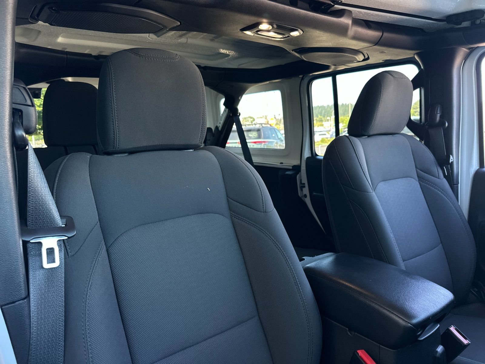 Used 2022 Bright White Clearcoat Jeep Unlimited Willys image 16