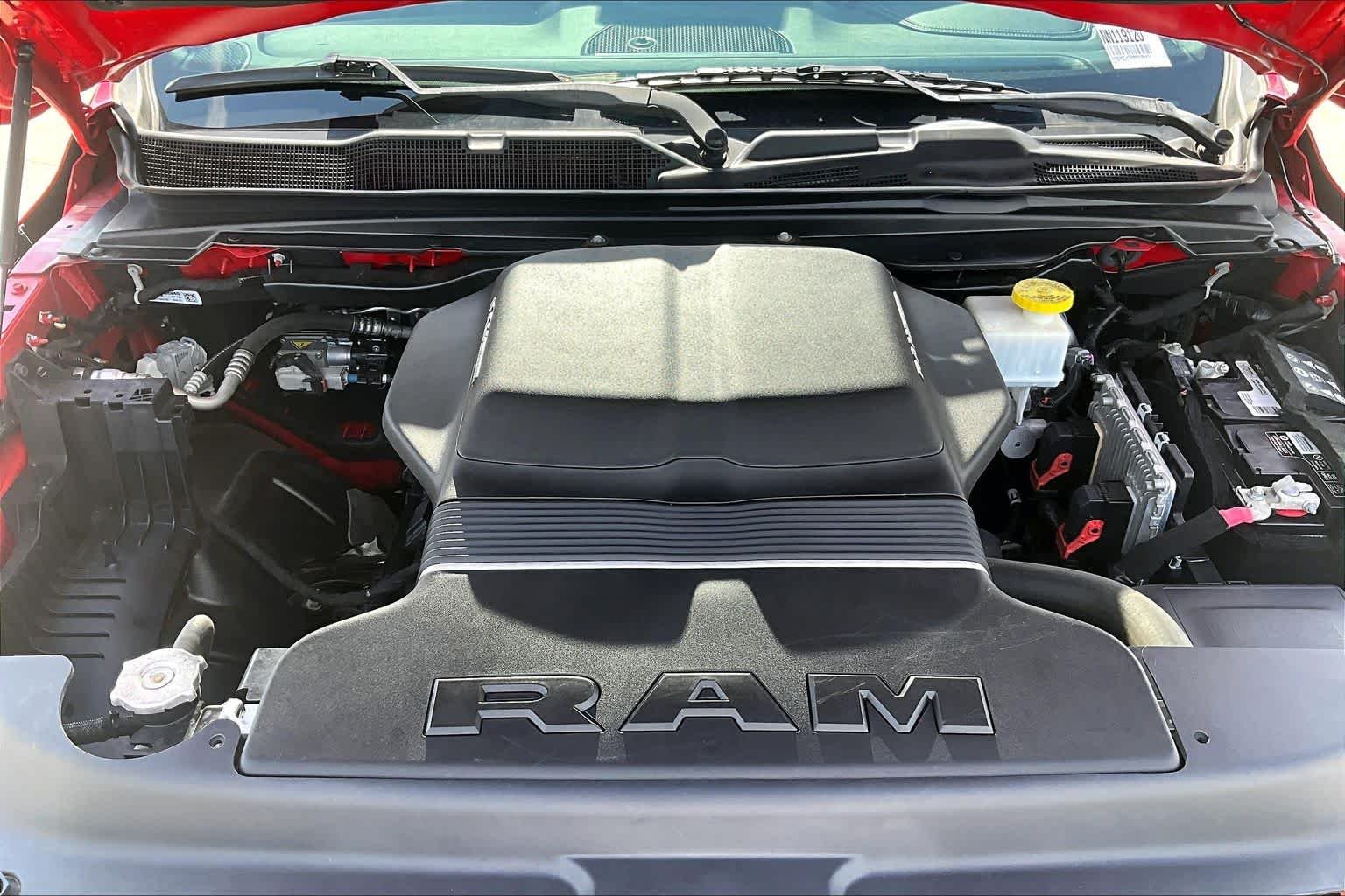 Used 2022 Flame Red Clearcoat Ram Laramie image 30