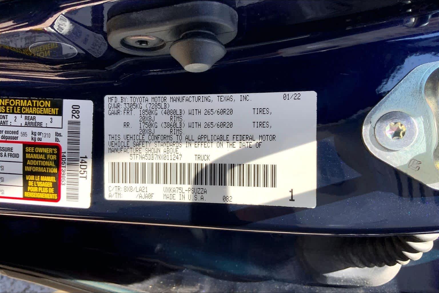 Used 2022 Blueprint Toyota Platinum image 35