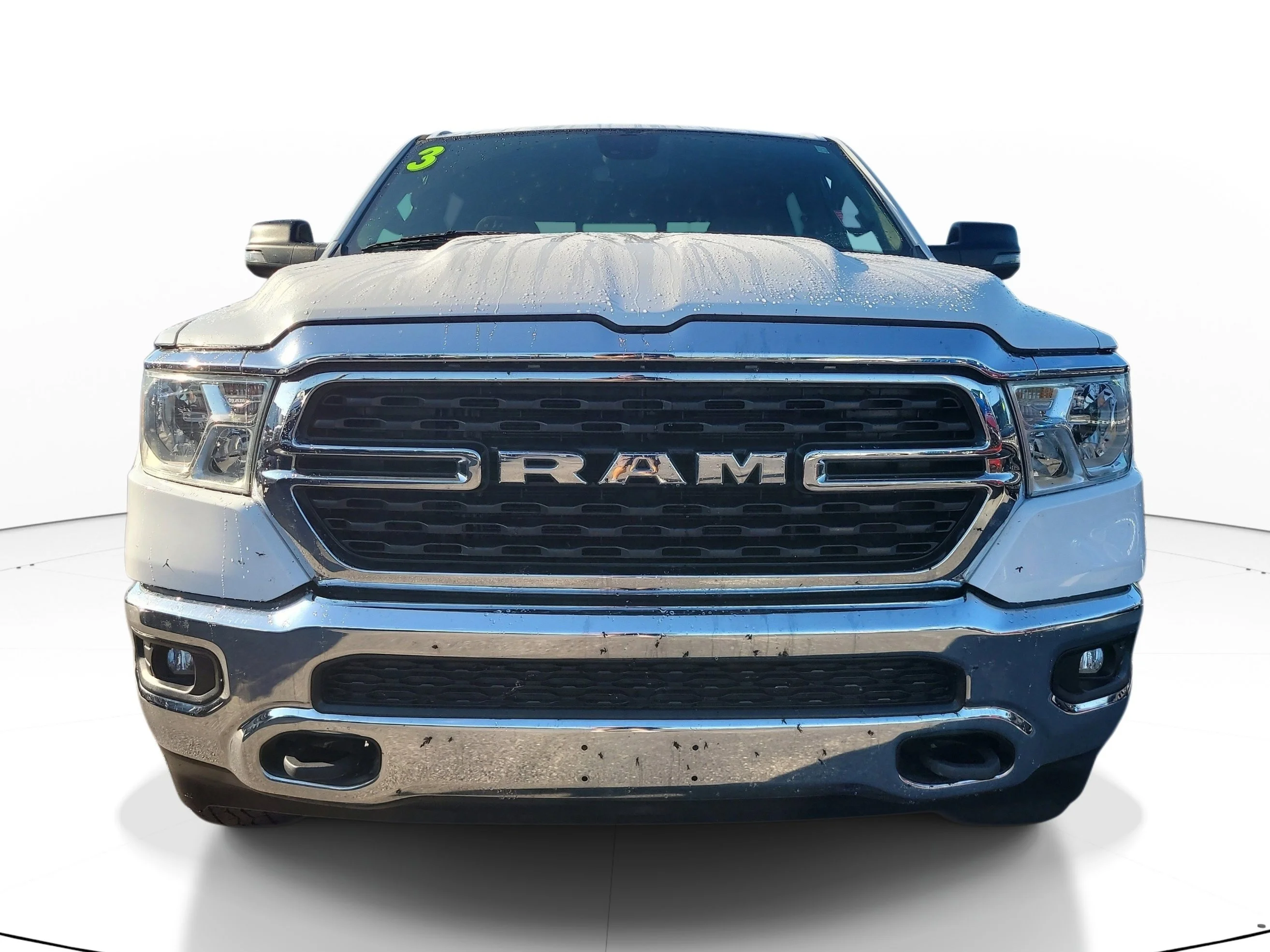 Used 2023 Bright White Clearcoat Ram Big Horn image 2