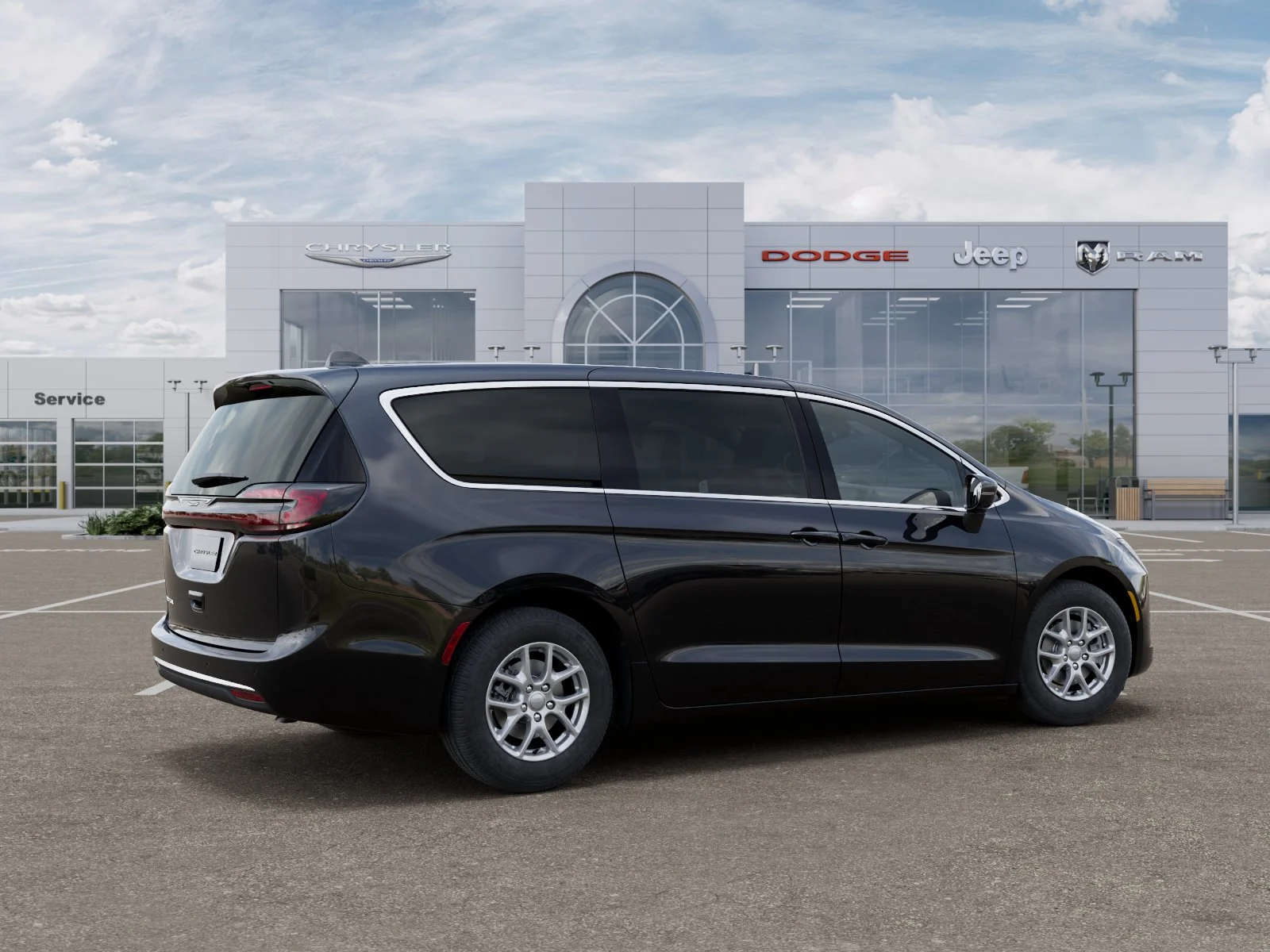 New 2027 Diamond Black Crystal Pearl-Coat Exterior Paint Chrysler Select image 30