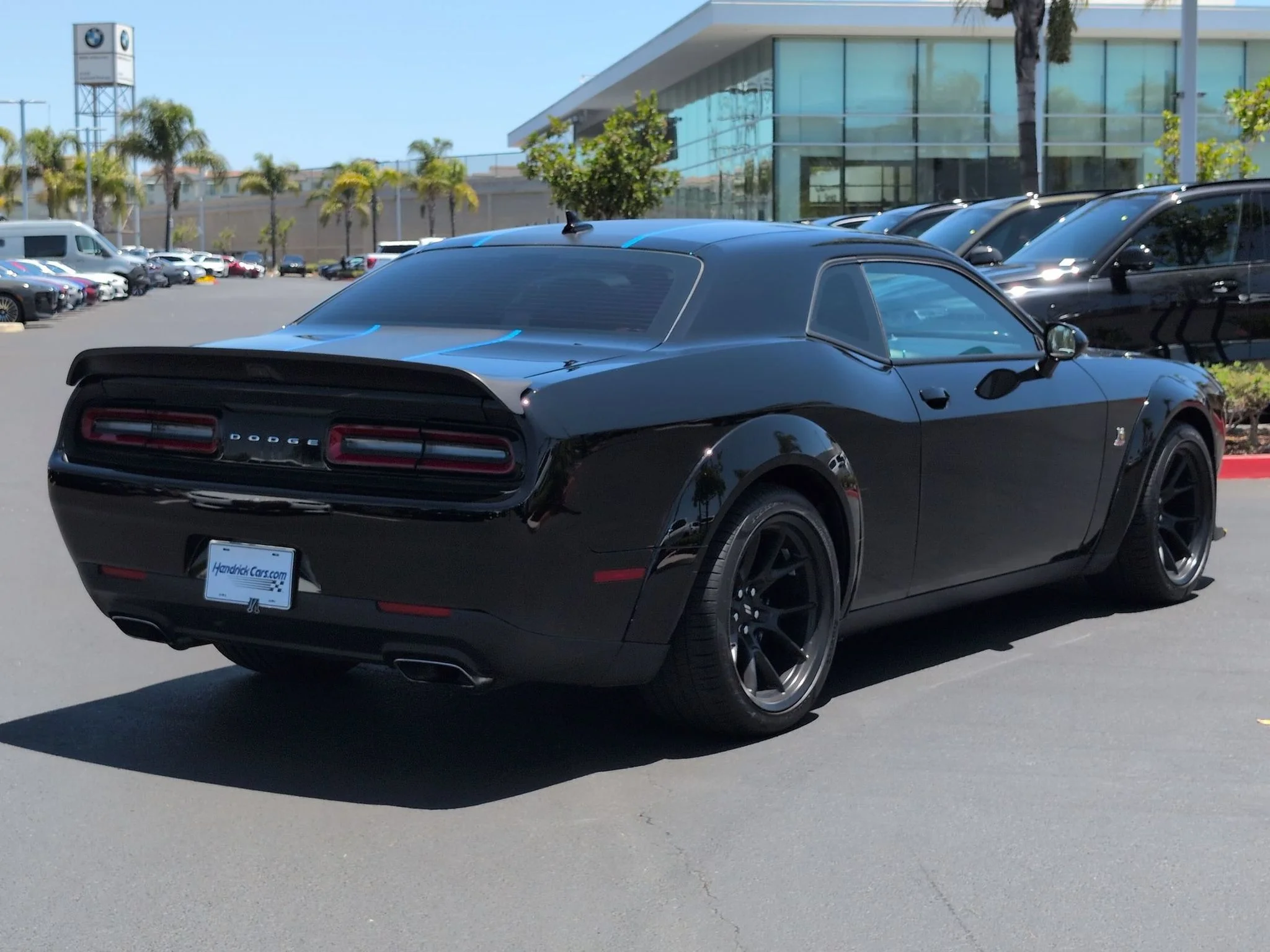 Used 2023 Pitch Black Clearcoat Dodge R/T Scat Pack Widebody image 8
