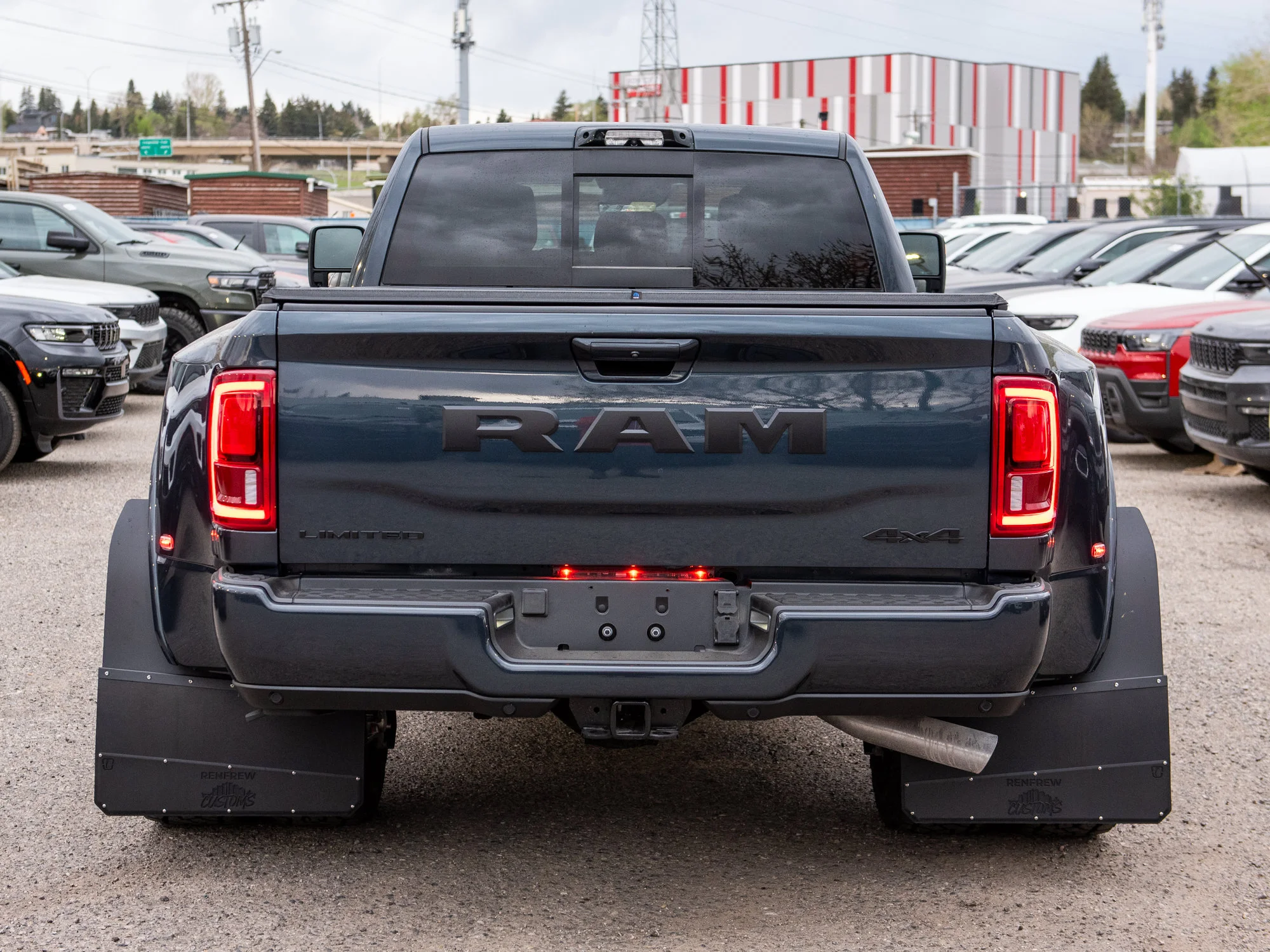 Used 2026 Blue RAM Limited* Mega Cab, 20 Inch Mayhem Wheels, Trigger Industries Mudflaps image 7