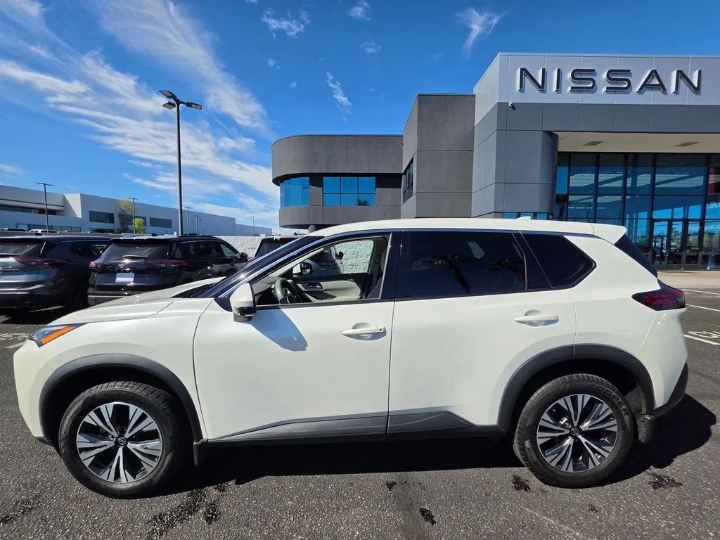 Certified Used 2021 White Nissan SV image 8