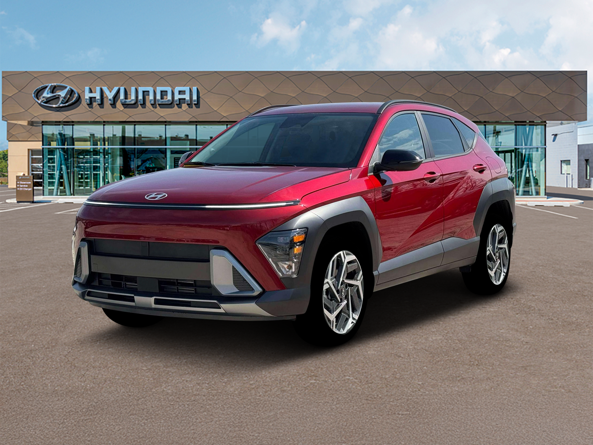 New 2026 Red Hyundai SEL Premium AWD image 1