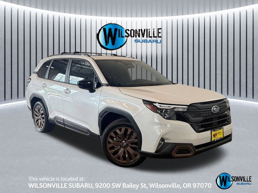 Certified Used 2025 White Subaru Sport image 1