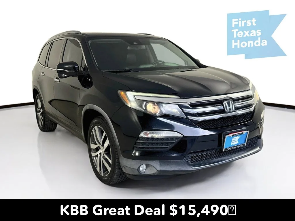 Certified Used 2017 Crystal Black Pearl Honda Touring image 1