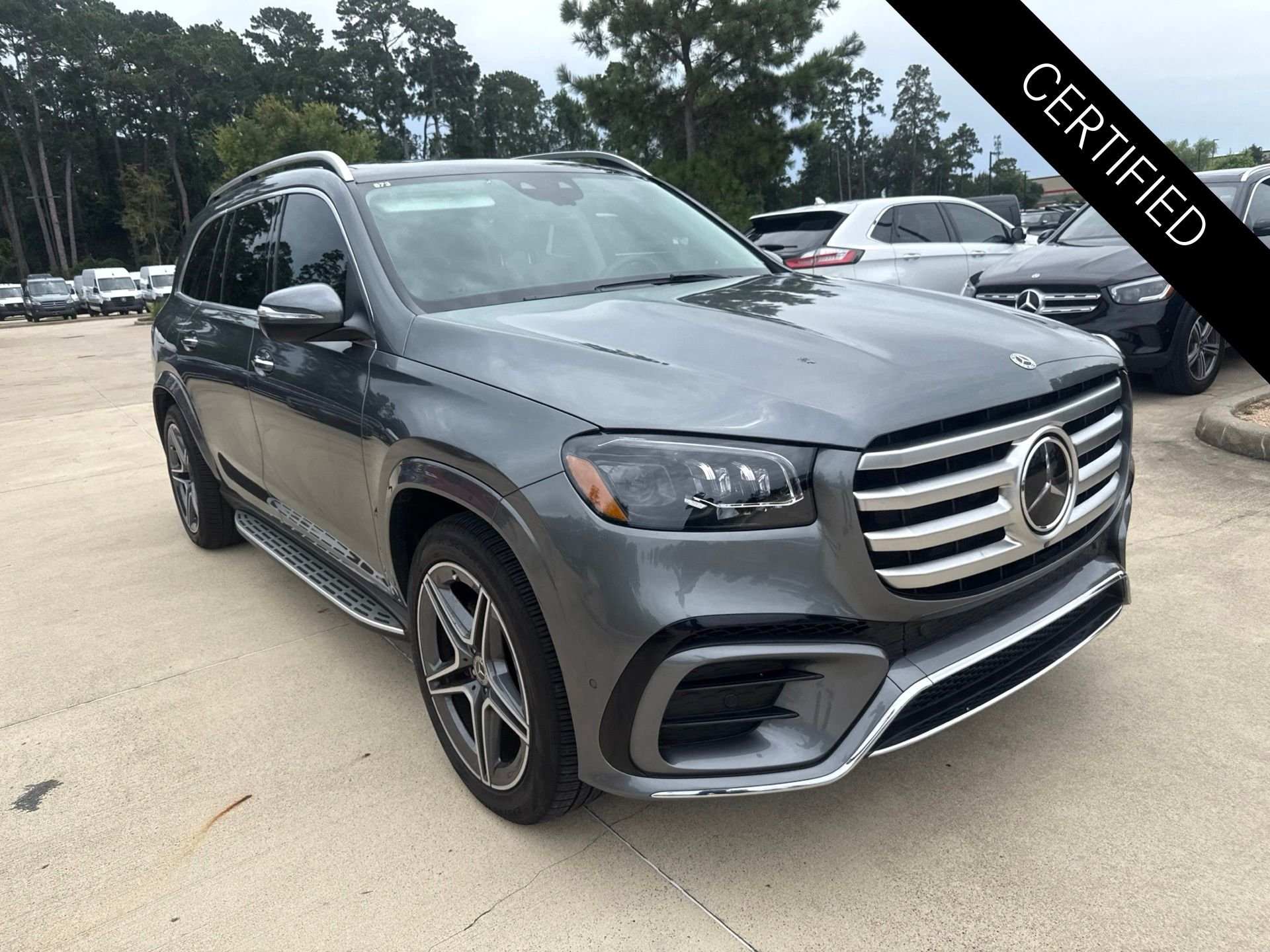 Certified Used 2026 Selenite Grey Metallic Mercedes-Benz GLS 450 image 2