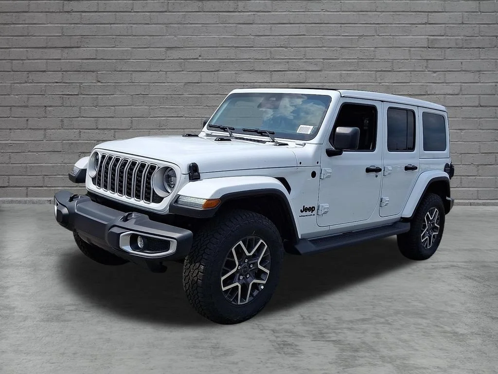 New 2026 Bright White Clearcoat Jeep Sahara image 4