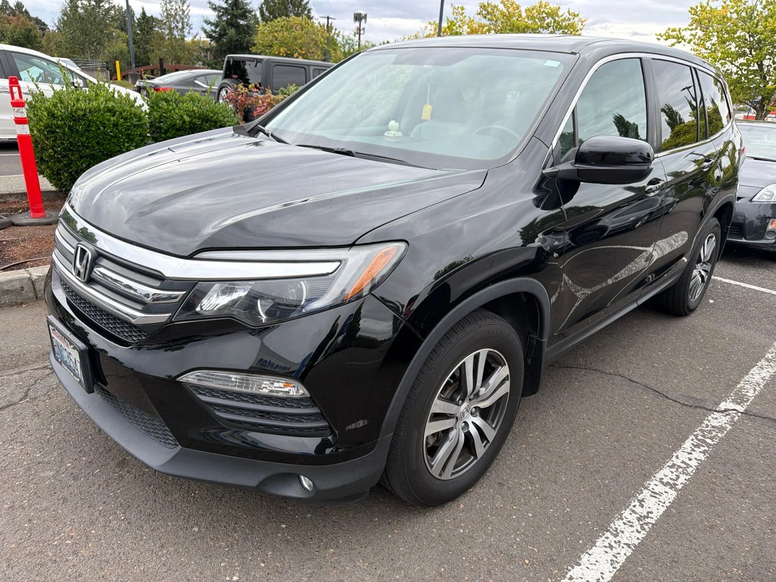 Used 2018 Crystal Black Pearl Honda EX-L image 1