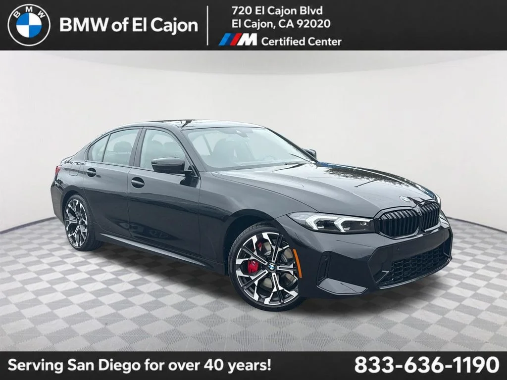 New 2026 Black BMW 330i image 1