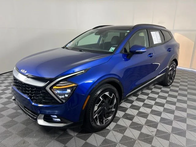 Used 2023 Blue Kia SX-Prestige image 3