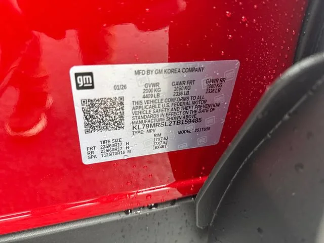 New 2026 Apex Red Chevrolet LT image 34