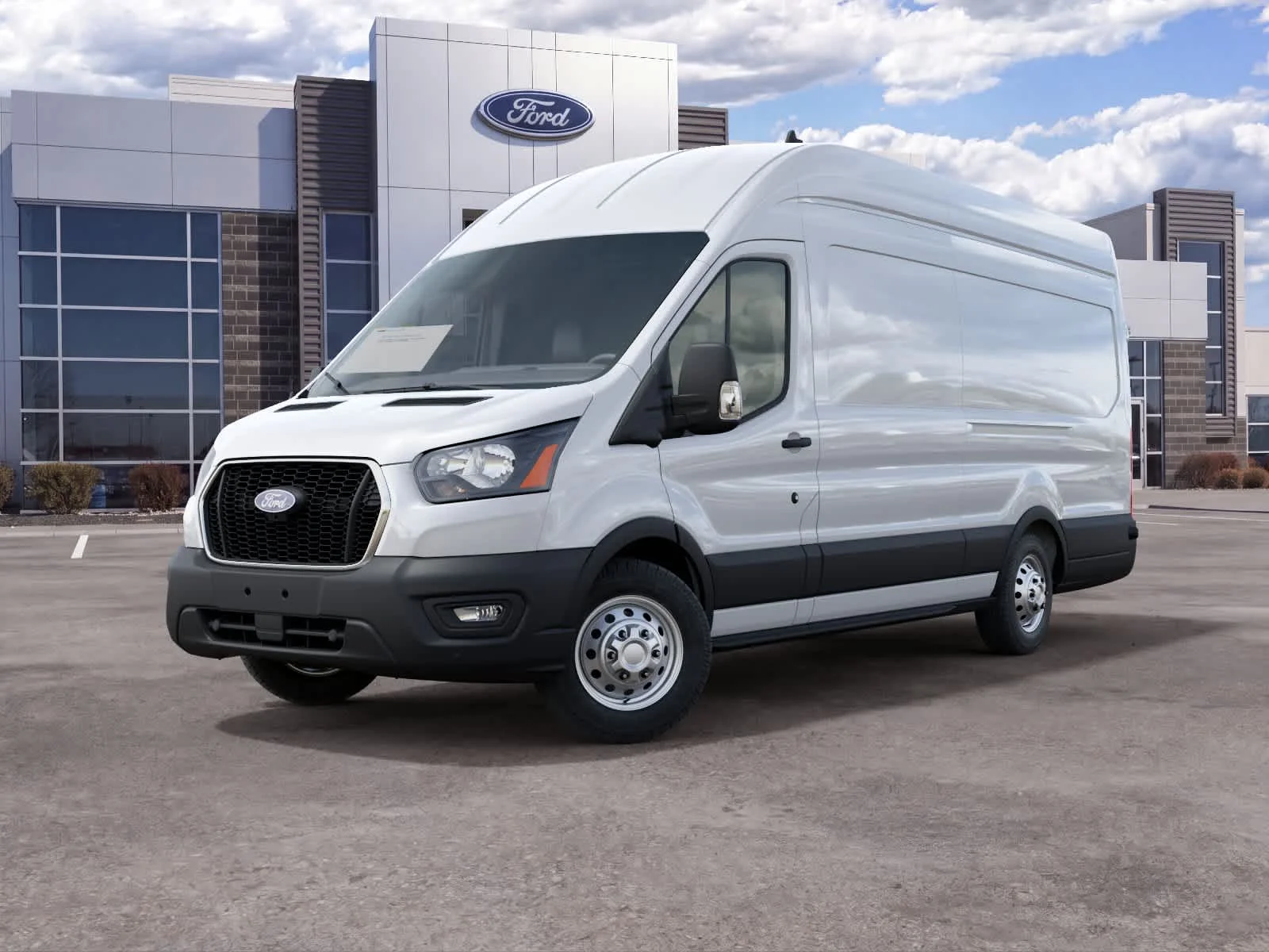 New 2027 Oxford White Ford Cargo Van image 2