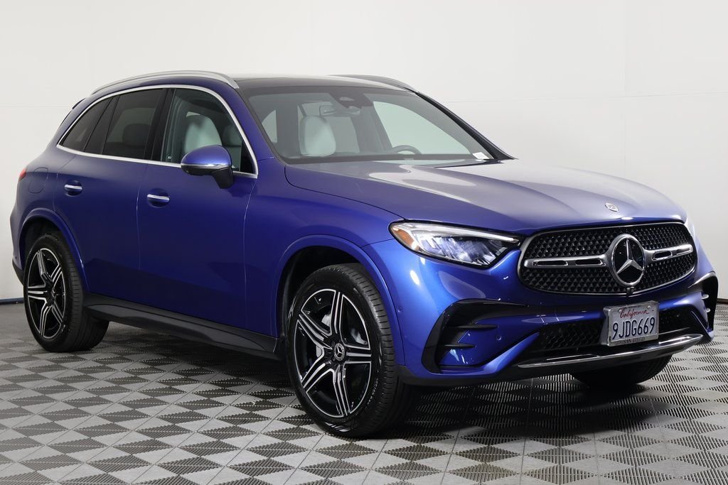 Certified Used 2023 Starling Blue Metallic Mercedes-Benz GLC 300 image 3