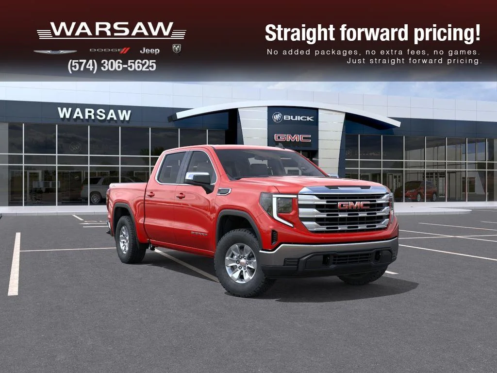 Used 2023 Cardinal Red GMC SLE image 1