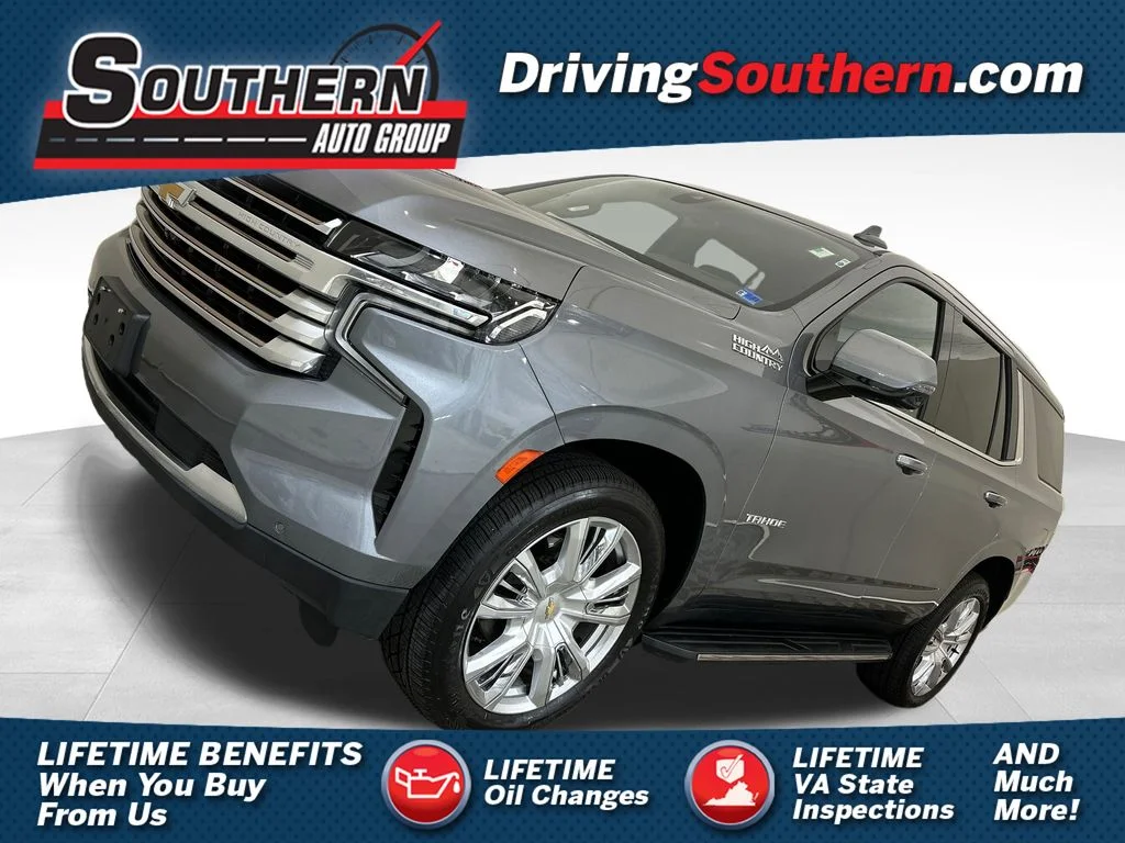 Used 2021 Gray Chevrolet High Country image 1