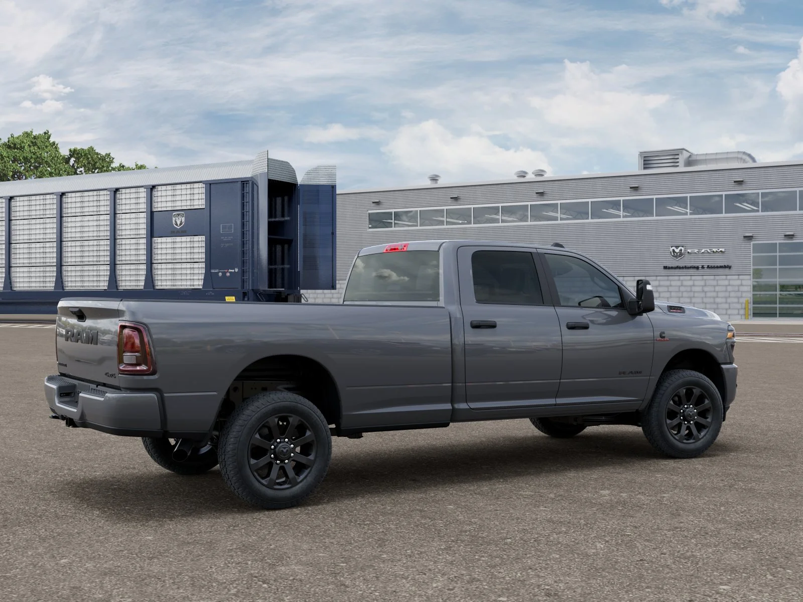 New 2026 Ceramic Gray Clear-Coat Exterior Paint RAM Big Horn image 2