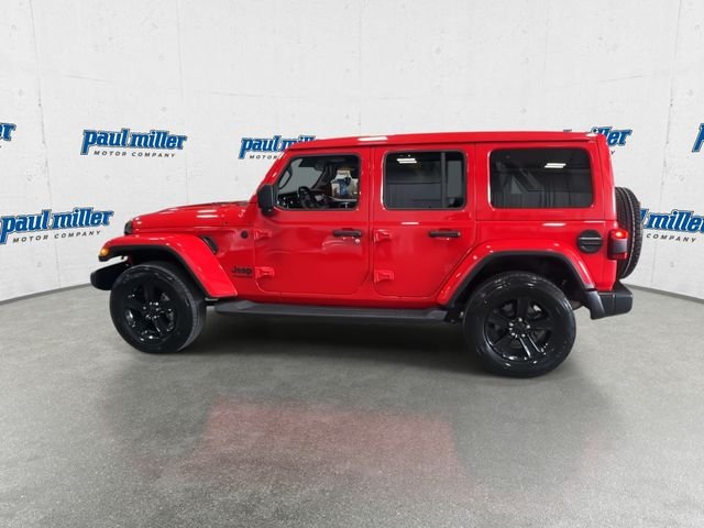 Certified Used 2021 Red Jeep Unlimited Sahara Altitude image 11