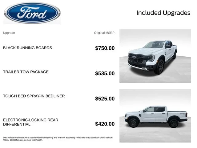 New 2026 White Ford XLT image 2