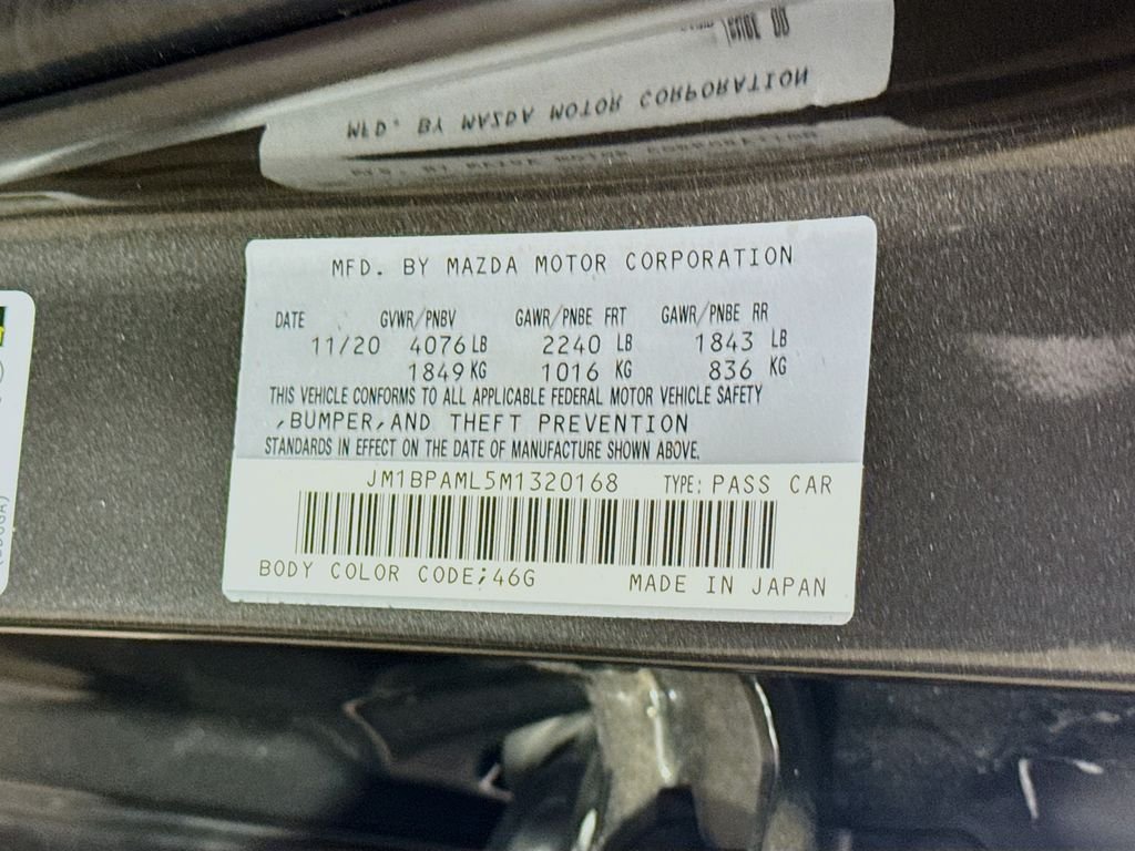 Used 2021 Machine Gray Metallic Mazda Premium image 31