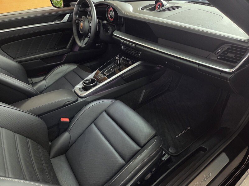Used 2022 Black PORSCHE TURBO CABRIOLET image 13