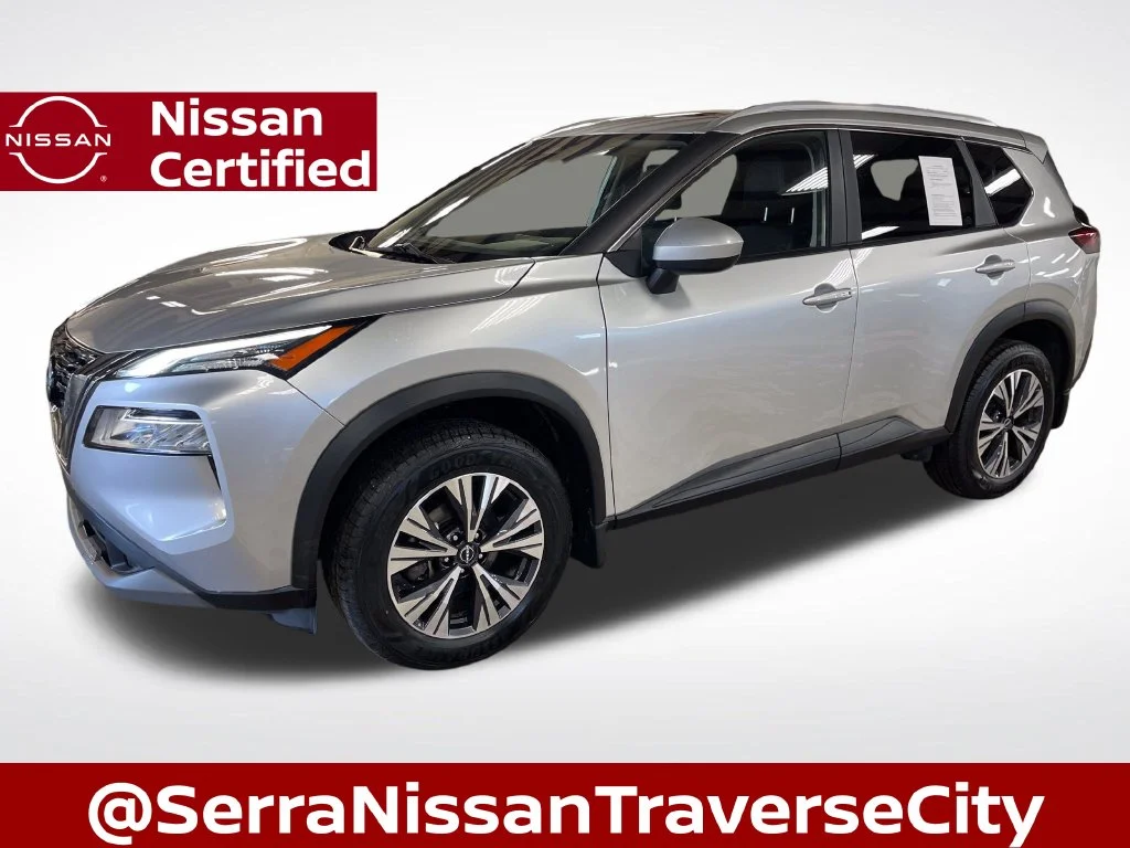Certified Used 2023 Silver Nissan SV image 1
