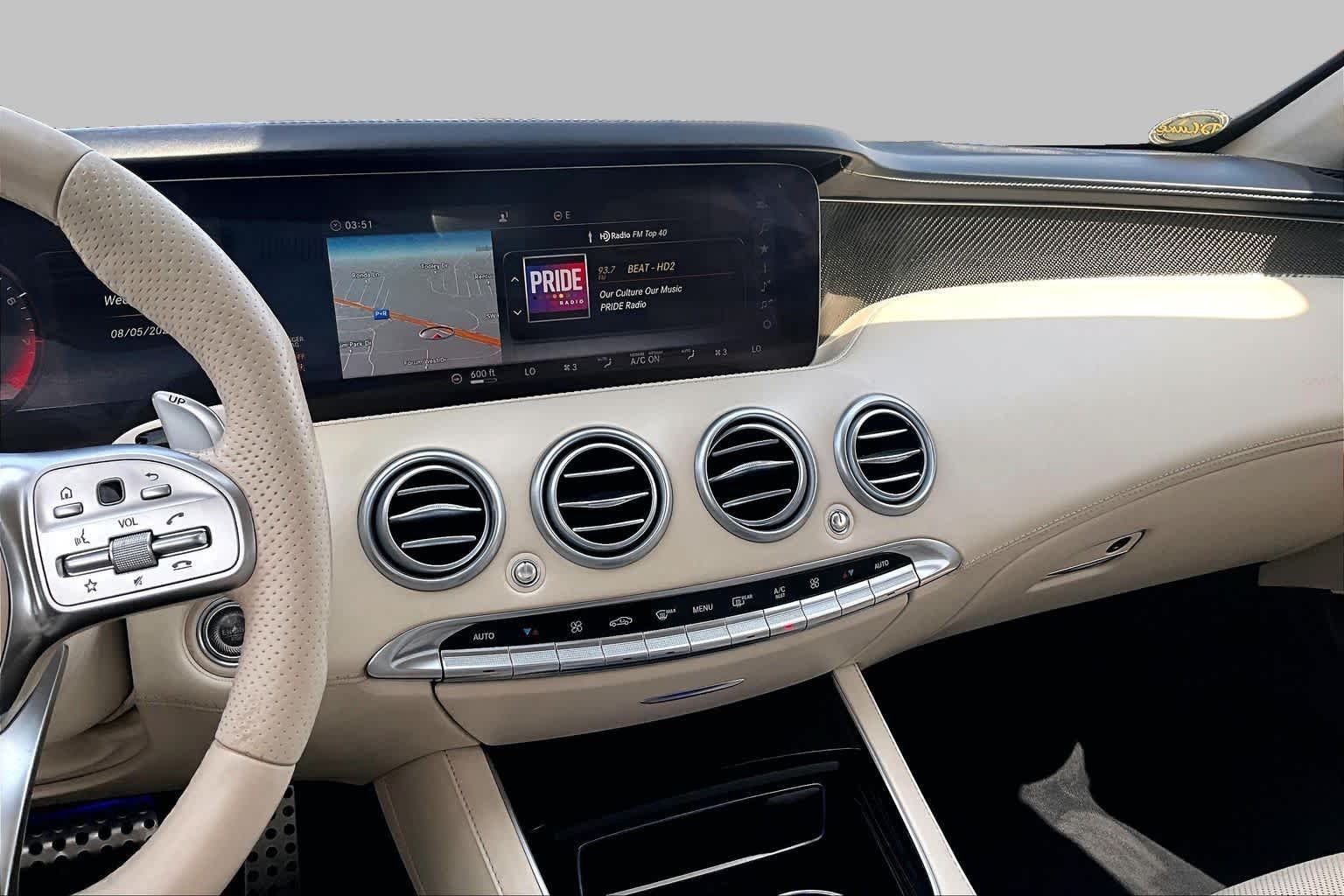 Used 2018 Diamond Silver Metallic Mercedes-Benz AMG® S 63 image 7
