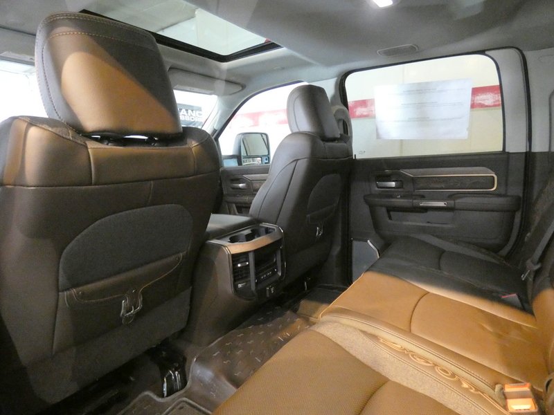 New 2026 Diamond Black Crystal Pearl-Coat Exterior Paint RAM Longhorn Mega Cab 6