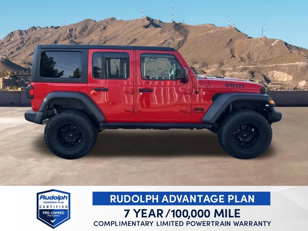 Used 2020 Red Clearcoat Jeep Unlimited Sport image 7