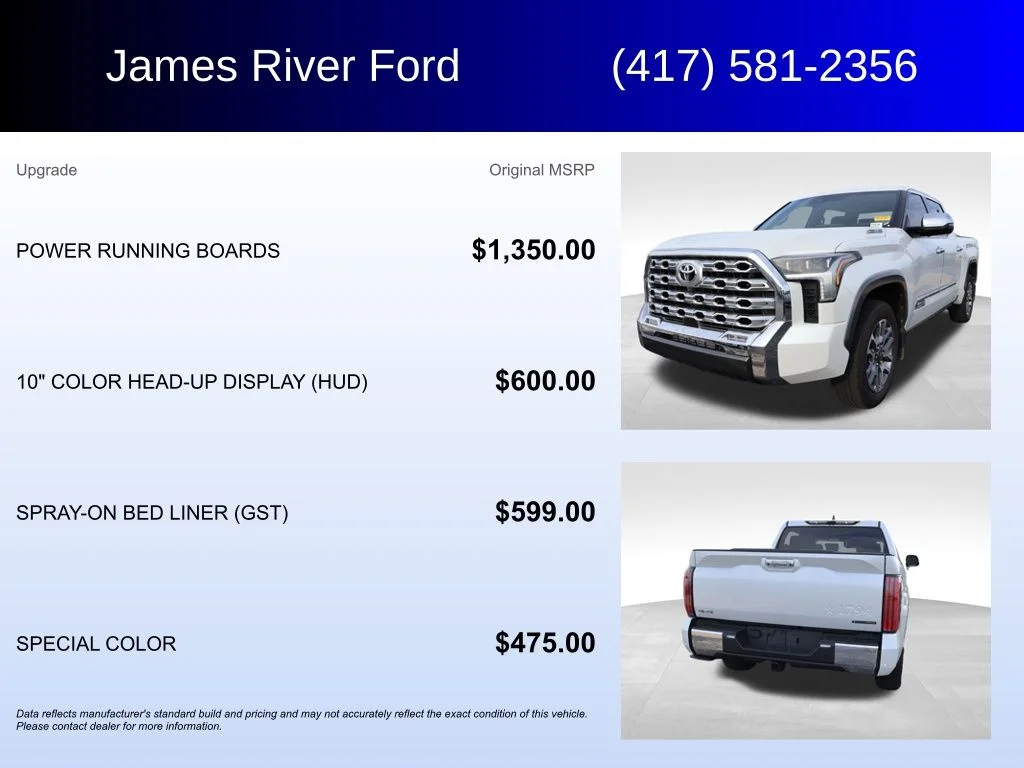Used 2025 Pearl Toyota 1794 Edition image 5