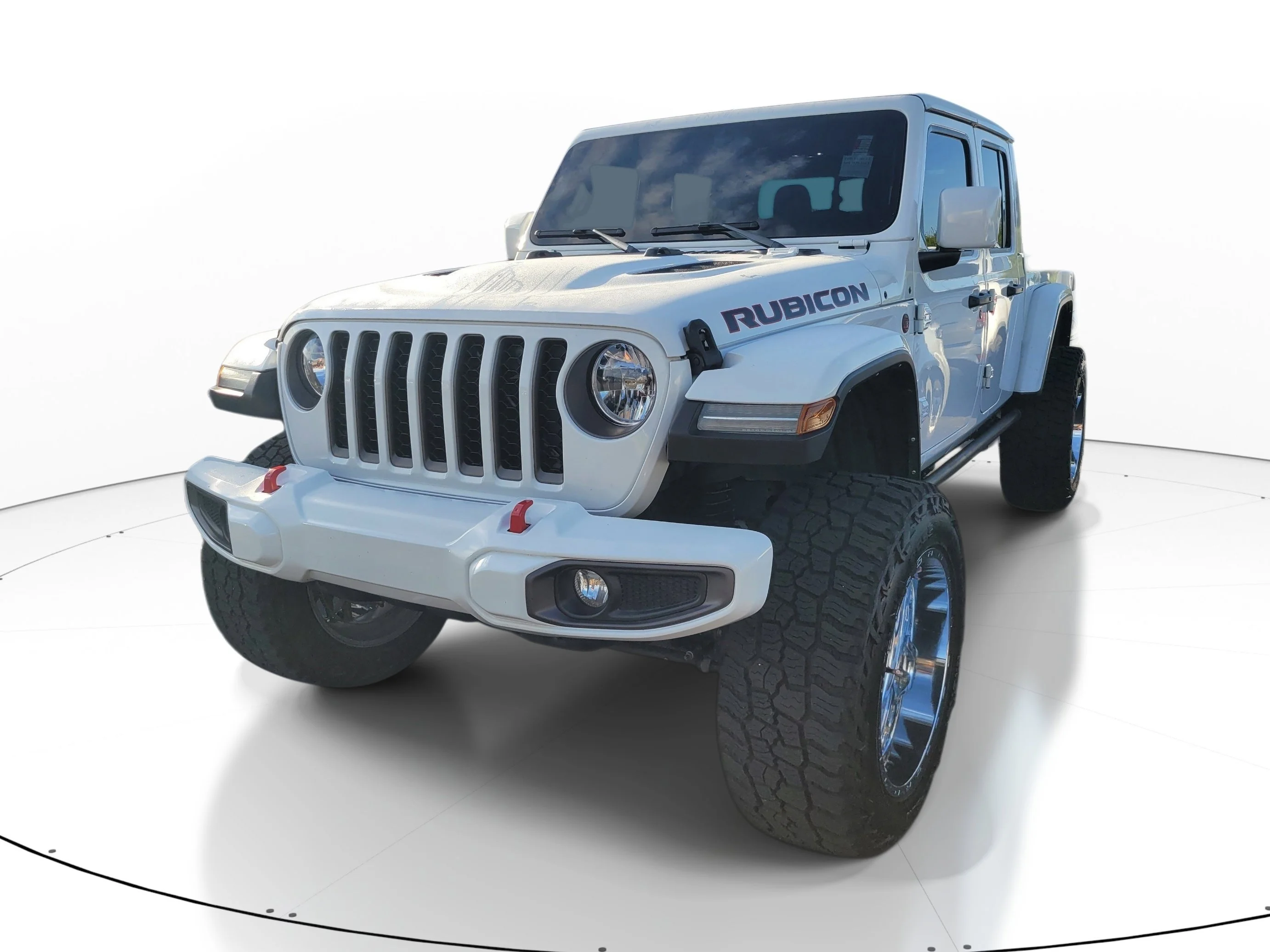 Used 2022 Bright White Clearcoat Jeep Rubicon image 3